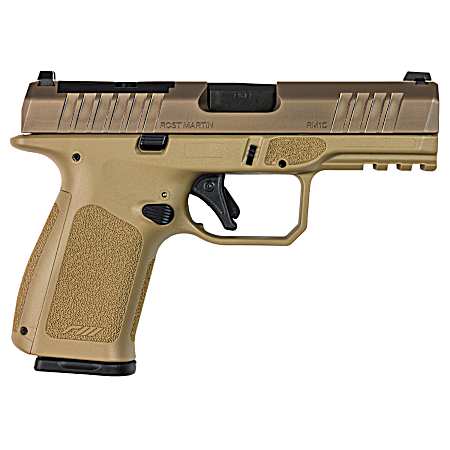 Rost Martin RM1CMOVOSP10 RM1C  9mm Luger 10+1 4 Black Optic Ready/Serrated Slide Black