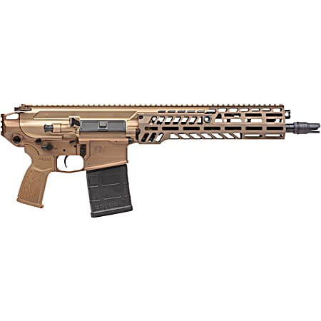 Sig Sauer PSPEAR76213B MCX Spear 7.62x51mm NATO 20+1 13, Coyote, No Brace, OEM Polymer Grip, SLX/SLH QD Flash Hider, Ambi Controls, Adj. Gas Block
