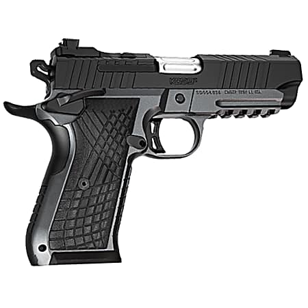 Kimber Mfg.,inc 3100018 KDS9C Rail 9mm 10+1 4.09 KimPro Gray/Black Front and Rear Serrations Stainless Steel G-10 Grip