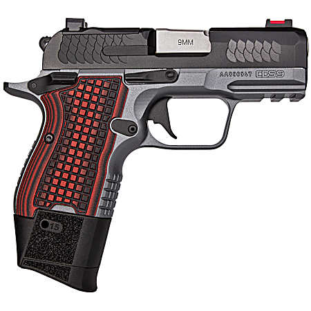 Kimber Mfg.,inc 3600003 CDS9  9mm 15rd 3.18 Black KimPro II Optic Ready Stainless Steel Slide Gray KimPro II G10 Grip