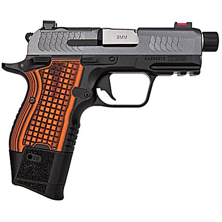 Kimber Mfg.,inc 3600004 CDS9  9mm 15rd 3.64 Black KimPro II Optic Ready Stainless Steel Slide Gray KimPro II G10 Grip
