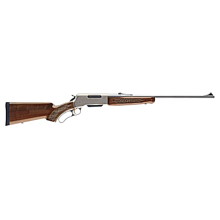 Browning 034018182 BLR Lightweight 6.5 Creedmoor 4+1 20 Matte Stainless/ 20 Button-Rifled Barrel, Matte Nickel Aluminum Receiver, Gloss Black Walnut/ Fixed Pistol Grip Stock, Right Hand