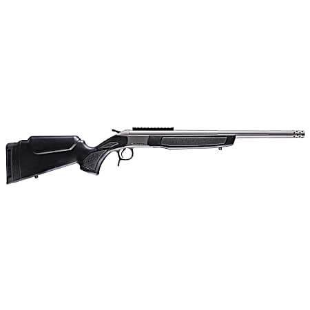 CVA CR4442S Scout Takedown 45-70 Gov 1rd 22 Stainless Fluted Threaded Barrel, Stainless Steel Receiver w/Picatinny Rail, Adj Comb & LOP Black Synthetic Stock