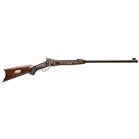 Davide Pedersoli 010S769457 1874 Old West 45-70 Gov 1rd 30 Blued Barrel, Color Case Hardened Steel Receiver, Walnut Wood Stock, Right Hand