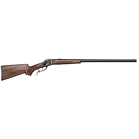 Taylors & Company 210156 1885 High Wall 38-55 Win 1rd 30 Blued Barrel, Color Case Hardened Steel Receiver, Walnut/ Fixed Pistol Grip Stock, Right Hand