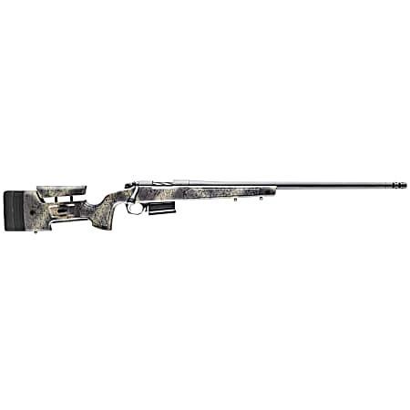 Bergara Rifles B14SM359CF B-14 HMR Carbon Wilderness 6.5 PRC 3+1 24 Carbon Fiber Wrapped Barrel, Woodland Camo Molded with Mini-Chassis Stock, Right Hand