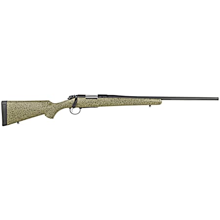 Bergara Rifles B14S102C B-14 Hunter 6.5 Creedmoor 3+1 22 Graphite Black Cerakote Barrel, SoftTouch Speckled Green Fixed American Style Stock