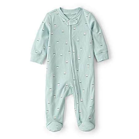 Infant Green Textured Boat Sleep-N-Play