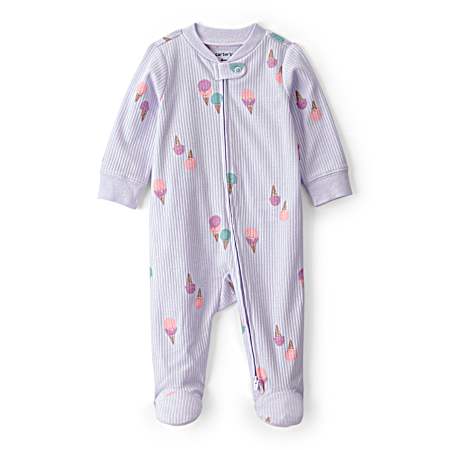 Infant Lavender Textured Ice Cream Sleep-N-Play