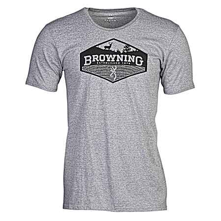 Men's Graphite Heather Hillside Short Sleeve Shirt