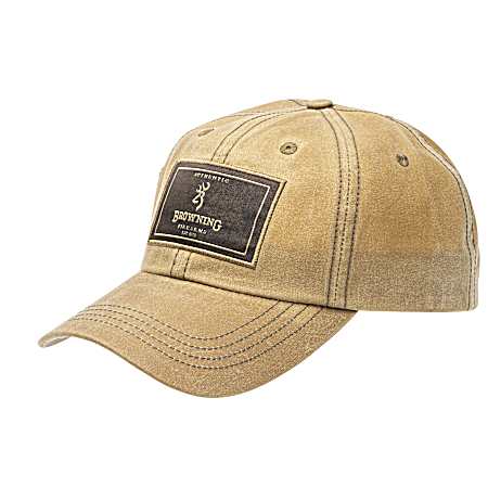 Men's Brown Wax Antiquity Low Profile Cap