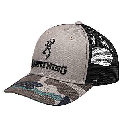 Men's Woodland Camo Brakley Mid Profile Cap