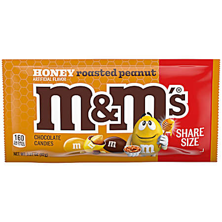 3.37 oz Honey Roasted Peanut Chocolate Candies