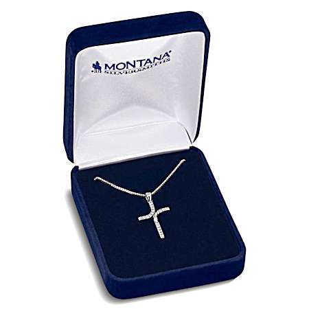 Bend But Don't Break Cross Necklace