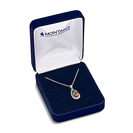 Mountain Glacier Treasures Necklace