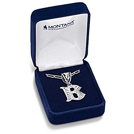 Western Initial Necklace - style B