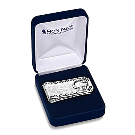 Buffalo Nickel Southwestern Money Clip