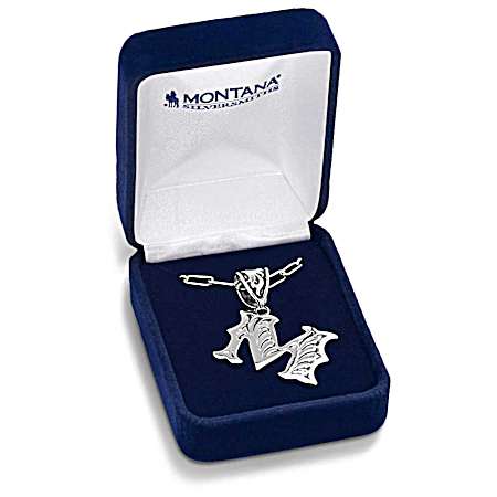 Western Initial Necklace - style M