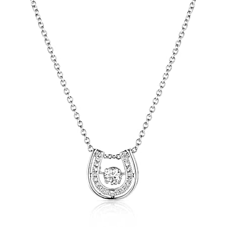 Dancing with Luck Horseshoe Necklace