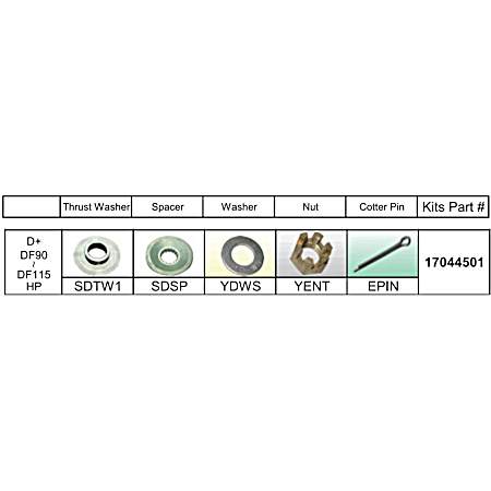 PROP KIT SUZ DF90-115HP