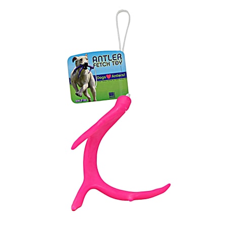 Antler Fetch Toy - Pink