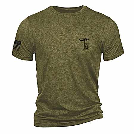 Men's Olive America Short Sleeve Shirt