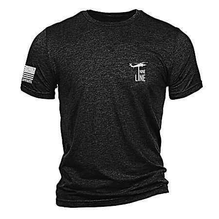 Men's Charcoal Black Aawhiskey Short Sleeve Shirt