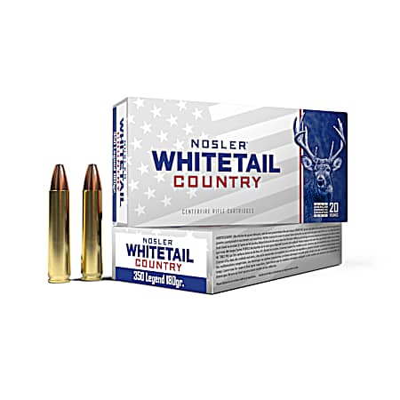 Whitetail Country 350 Legend 180gr SW 20 Rounds
