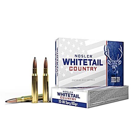 Whitetail Country 30-06 165gr SB SP 20 Rounds