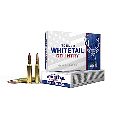 Whitetail Country 7mm-08 Rem 140gr SB SP 20 Rounds
