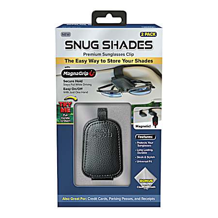2 pk Premium Sunglasses Clip