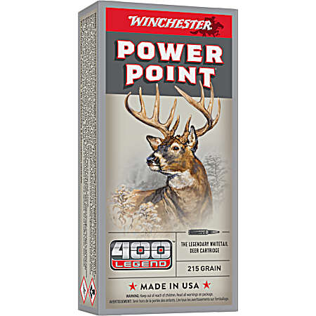 Power Point 400 Legend  215gr JSP 20 Rds