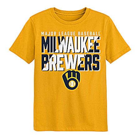 Youth Milwaukee Brewers Short Sleeve Shirt