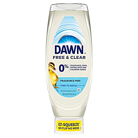 24.3 oz Free & Clear Dishwashing Liquid