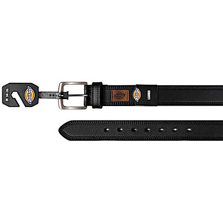 Men's Black 40mm 3 Row Stitch Belt