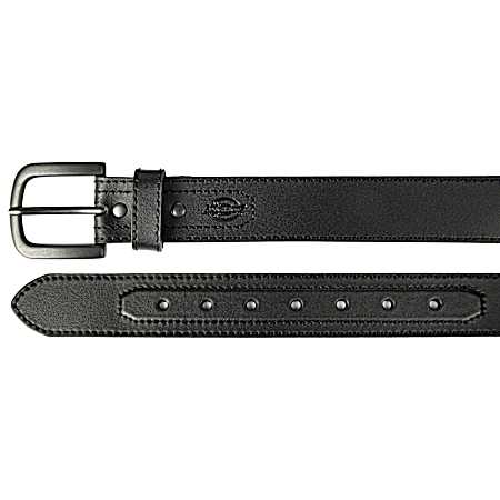 Men's Black 38mm Heavy Stitch Belt