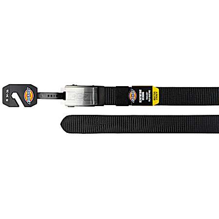 Men's Black 35mm Track Web Belt