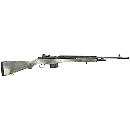 Springfield Armory MA9112 M1A Standard Issue Sports South Exclusive 308 Win/7.62x51mm 10+1 22 Black Cerakote Steel Barrel & Picatinny Rail Steel Receiver, Fixed GB Black Speckled Synthetic Stock