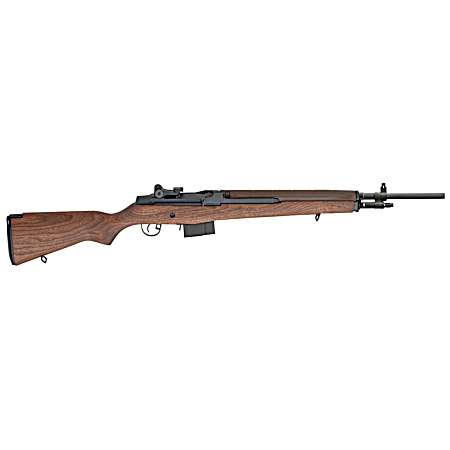 Springfield Armory MA9222NT M1A Loaded *NY Compliant 7.62x51mm NATO 10+1 22 Black Parkerized Medium National Match Barrel, Black Parkerized Steel Receiver, Walnut Fixed Stock