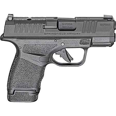 Springfield Armory HC931380BOSP Hellcat OSP Micro Compact 380 ACP 13+1 3 Black Melonite Steel Barrel & Optic Ready/Serrated Slide, Black Polymer Frame w/Accessory Rail, Adaptive Texture Grip
