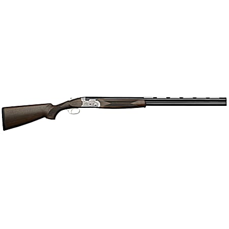 Beretta USA J686FP8 686 Silver Pigeon I 20/28 Gauge 28 Barrel, Silver/Blued Metal Finish, Fixed Checkered Oil Walnut Stock