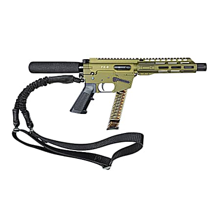 FREEDOM ORDNANCE FX9P8T-ODG FX9P  9mm Luger 31+1 8 OD Green Synthetic Pistol Tube