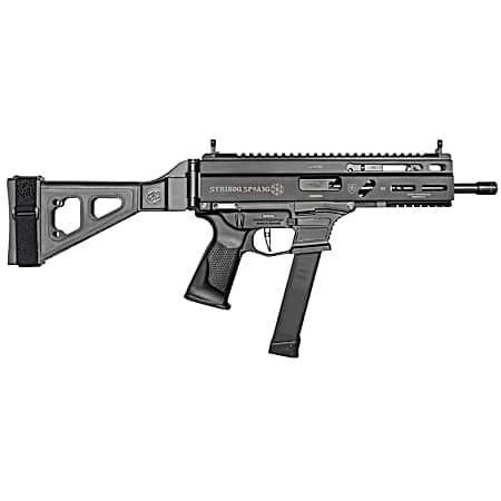 Grand Power 810091152850 Stribog SP9A3G 9mm Luger 8 Black, SB Tactical Brace