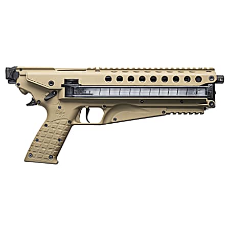 Kel-Tec P50TAN P50  5.7x28mm 9.60 50+1 (2), Tan, Polymer Frame, Fiber Optic Sight