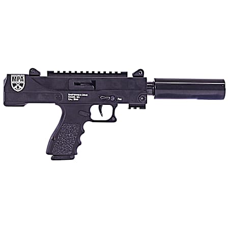 MasterPiece Arms 30DMGBLK Defender Top Cocking TB 9mm Luger Caliber with 4.50 Barrel, 17+1 Capacity, Overall Black Cerakote Finish, Black Aluminum Grip Right Hand Includes Polymer Case