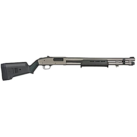 Mossberg 50797 590A1  12 Gauge 6+1 20 Tungsten Gray Cerakote Barrel & Drilled & Tapped Receiver, Magpul SGA Black Synthetic Stock