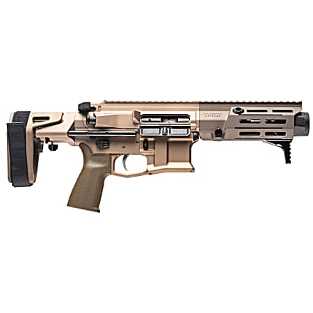 Maxim Defense MXM47800 PDX  7.62x39mm 20+1 5.50 Barrel w/Hate Brake Muzzle Booster, Aluminum Receiver w/Arid Brown Finish, 4 Arid Brown Synthetic Stock, Optics  Ready, Includes 1 20rd Magazine