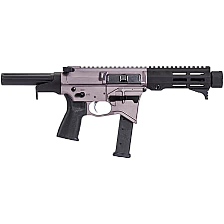 Maxim Defense MXM48174 CPS MD9 9mm Luger Caliber with 5.50 Barrel, Urban Grey Anodized Metal Finish, Black Maxim CQB Brace & Polymer Grip Right Hand