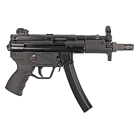 MAC 12750005 5K  9mm Luger 30+1 5.80 Black Phosphate Steel Threaded Barrel, Black Phosphate Optics Ready Receiver/Frame, Black Grip, Ambidextrous