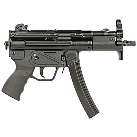 Century Arms HG6035ALN AP5 P CORE 9mm Luger 30+1 5.75 Threaded Barrel, Black, Stamped Metal Rec, Fixed Front/Drum Rear Sights, Includes Sling (1 Mag)